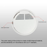 SS-168 First Alert Battery-Operated Fire Smoke Alarm Detector(White)