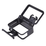 PULUZ Standard Border Frame ABS Protective Cage for DJI Osmo Action, with Buckle Basic Mount & Screw(Black)