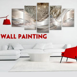Sofa Background Wall Decorative Painting Hanging Paintings Frameless, Size: 10x25cm(Yellow)