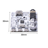 6966 DIY Bluetooth 5.0 Audio Receiver Board Module MP3 Lossless Player Wireless Stereo Music Amplifier Module (White)