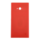 for Nokia Lumia 735 Solid Color NFC Battery Back Cover(Red)