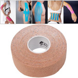 Waterproof Kinesiology Tape Sports Muscles Care Therapeutic Bandage, Size: 5m(L) x 2.5cm(W)(Apricot)