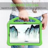 For Samsung Galaxy Tab S7 T870 EVA Shockproof Tablet Case with Holder(Green)