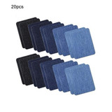 20pcs Jumper Shirt Elbow Knee Repair Patch Denim Cutting Patch