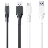 WK WDC-152 6A Micro USB Fast Charging Data Cable, Length: 2m (Black)