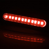2 PCS D12V / 1W Motorcycle LED Waterproof Side Lights Turn Signal Light(Red Light)
