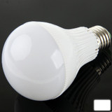 E27 7W Ball Steep Light Bulb, 25 LED SMD 2835, White Light, AC 220V
