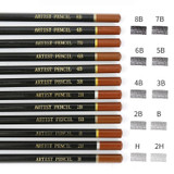 28-in-1 Sketch Drawing Pencil Set 2H-8B Special Pencil for Art Painting