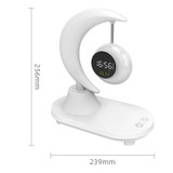 Basic Model Bluetooth Moon Audio Atmosphere Light Infinitely Dimmable With Clock Display
