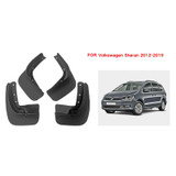 For Volkswagen Sharan 2012-2019 4pcs/Set Car Auto Soft Plastic Splash Flaps Fender Guard