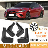 For Toyota Camry Sport 2018-2021 4pcs/Set Car Auto Soft Plastic Splash Flaps Fender Guard