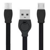 WK WDC-023m 2.4A Micro USB Fast Charging Data Cable, Length: 1m(Black)