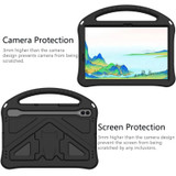 For Samsung Galaxy Tab S8 EVA Shockproof Tablet Case with Holder(Black)