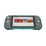 For Switch Lite Protective Shell Game Card Box Protective Sleeve Bracket Grip(Black and green)