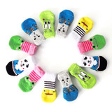 2 Pairs Cute Puppy Dogs Pet Knitted Anti-slip Socks, Size:L (Duckling)