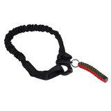 Breakaway Safety Lanyard Strap Rope / Quick Release Buckle Safety Rope / Helicopter Insurance Rope(Black)