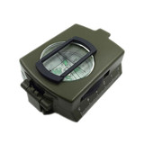 GoldGood DC60-2A Outdoor Multi-function Military Travel Geology Pocket Prismatic American Compass with Luminous Display(Army Green)