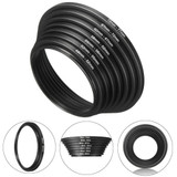 49mm-82mm Lens Stepping Ring, Include 8 Lens Stepping Rings (49mm-52mm, 52mm-55mm, 55mm-58mm, 58mm-62mm, 62mm-67mm, 67mm-72mm, 72mm-77mm,77mm-82mm)