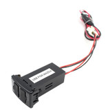 Car DC12V 2.1A Dual USB Port Charger for Mazda