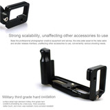 FITTEST FLS-RX1 Vertical Shoot Quick Release L Plate Bracket Base Holder for Sony RX1 (Black)