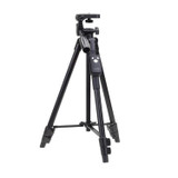 YUNTENG VCT-5208RM Aluminum Magnesium Alloy Leg Tripod Mount with Bluetooth Remote Control & Tripod Head & Phone Clamp for SLR Camera & Smartphones, Height: 125cm