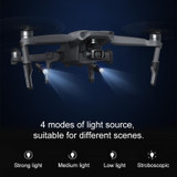 PGYTECH P-16A-038 Portable Heightened Landing Gear Extensions Rack LED Headlamp Set for DJI Mavic Air 2