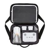 Portable Single Shoulder Storage Travel Carrying Cover Case Box with Baffle Separator for DJI Air 2S(Black + Black Liner)