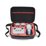 Portable Single Shoulder Storage Travel Carrying PU Cover Case Box for DJI Air 2S(Black + Red Liner)