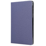 For Alldocube iPlay 40H Business Style Anti-slip Texture Horizontal Flip PU Leather Protective Case with Holder(Blue)