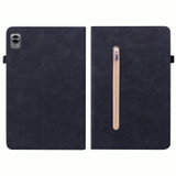 For OPPO Realme Pad mini 8.7 Skin Feel Solid Color Zipper Leather Tablet Case(Black)