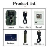 PR2000 2 Inch LCD Screen Infrared Night Vision Wildlife Hunting Trail Camera