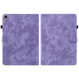 For Realme Pad 10.4 Tiger Pattern PU Tablet Case(Purple)