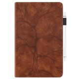 For OPPO Realme Pad X Life Tree Series Horizontal Flip Leather Tablet Case(Brown)