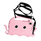 For Lenovo  Tab M8 TB 8505F / 8705N Octopus Style EVA + PC Tablet Case with Strap(Pink)