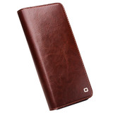 For Samsung Galaxy S22+ 5G QIALINO Genuine Leather Phone Case(Brown)