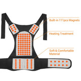 HailiCare Household Neck Back Waist Protector Waistcoat Warm Vest Protective Gear with Magnet Therapy, Size:XL