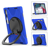 For Lenovo Pad Pro 2022 11.2 inch Silicone + PC Protective Tablet Case(Blue)