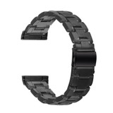 For Fitbit Versa 4 / Sense 2 Universal Resin Watch Band(Transparent Black)