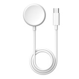For Google Pixel Watch Type-C Port Smart Watch Magnetic Charging Cable, Length: 1m(White)