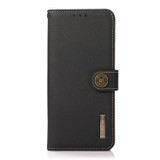 For Xiaomi 13 Ultra KHAZNEH Custer Texture RFID Genuine Leather Phone Case(Black)