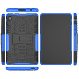 For Huawei MatePad T 8 Tire Texture Shockproof TPU + PC Protective Case with Holder(Blue)