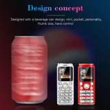 Satrend K8 Mini Mobile Phone, 1.0 inch, Hands Free Bluetooth Dialer Headphone, MP3 Music, Dual SIM, Network: 2G(Black)