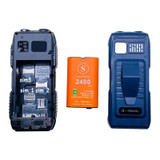 S555 Triple Proofing Elder Phone, Waterproof Shockproof Dustproof, 2400mAh Battery, 2.2. inch, 21 Keys, LED Flashlight, FM, Quad SIM, with Antenna(Green)