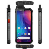 UNIWA W888 Standard Rugged Phone, 4GB+64GB, IP68 Waterproof Dustproof Shockproof, 5000mAh Battery, 6.3 inch Android 11 MTK6765 Helio P35 Octa Core up to 2.35GHz, Network: 4G, NFC, OTG(Black)