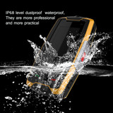 SERVO X7 Plus Rugged Phone, 2GB+16GB, IP68 Waterproof Dustproof Shockproof, Front Fingerprint Identification, 2.45 inch Android 6.0 MTK6737 Quad Core 1.3GHz, NFC, OTG, Network: 4G, Support Google Play(Yellow)