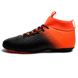 Anti-skid Soccer Training Shoes for Men and Women, Size:34(Orange)