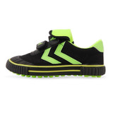 Children Soccer Shoes Antiskid Wear-Resistant Nylon Fastener Football Training Shoes, Size: 33/215(Black+Green)