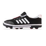 Student Antiskid Football Training Shoes Adult Rubber Spiked Soccer Shoes, Size: 42/260(Black+White)