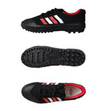 Student Antiskid Football Training Shoes Adult Rubber Spiked Soccer Shoes, Size: 44/270(Black+White)