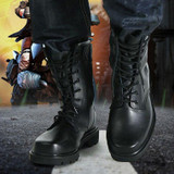 FB-001 Winter Outdoor Training Windproof and Warm Boots, Spec: Cowhide Wool(42)